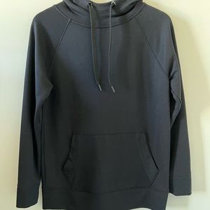 Athleta Black Pullover Hoodie In Black Size XS